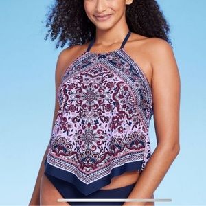 New! Kona Sol High neck tankini top